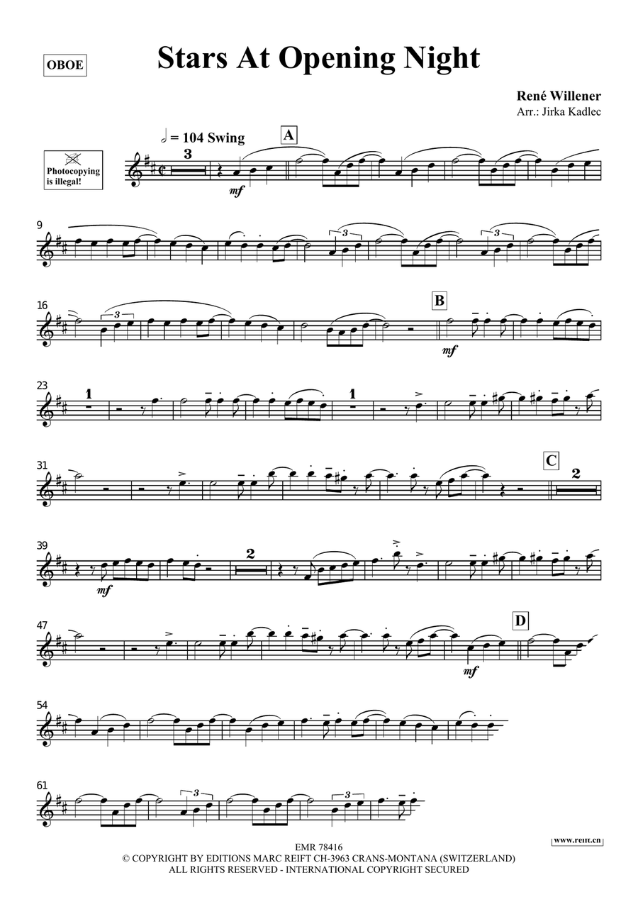 Stars At Opening Night Stars At Opening Night Piano Accompaniment scores gallery preview page 4