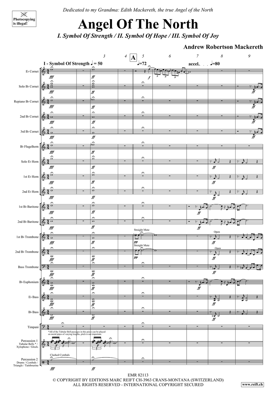 Angel Of The North Angel Of The North Brass Band scores gallery preview page 4