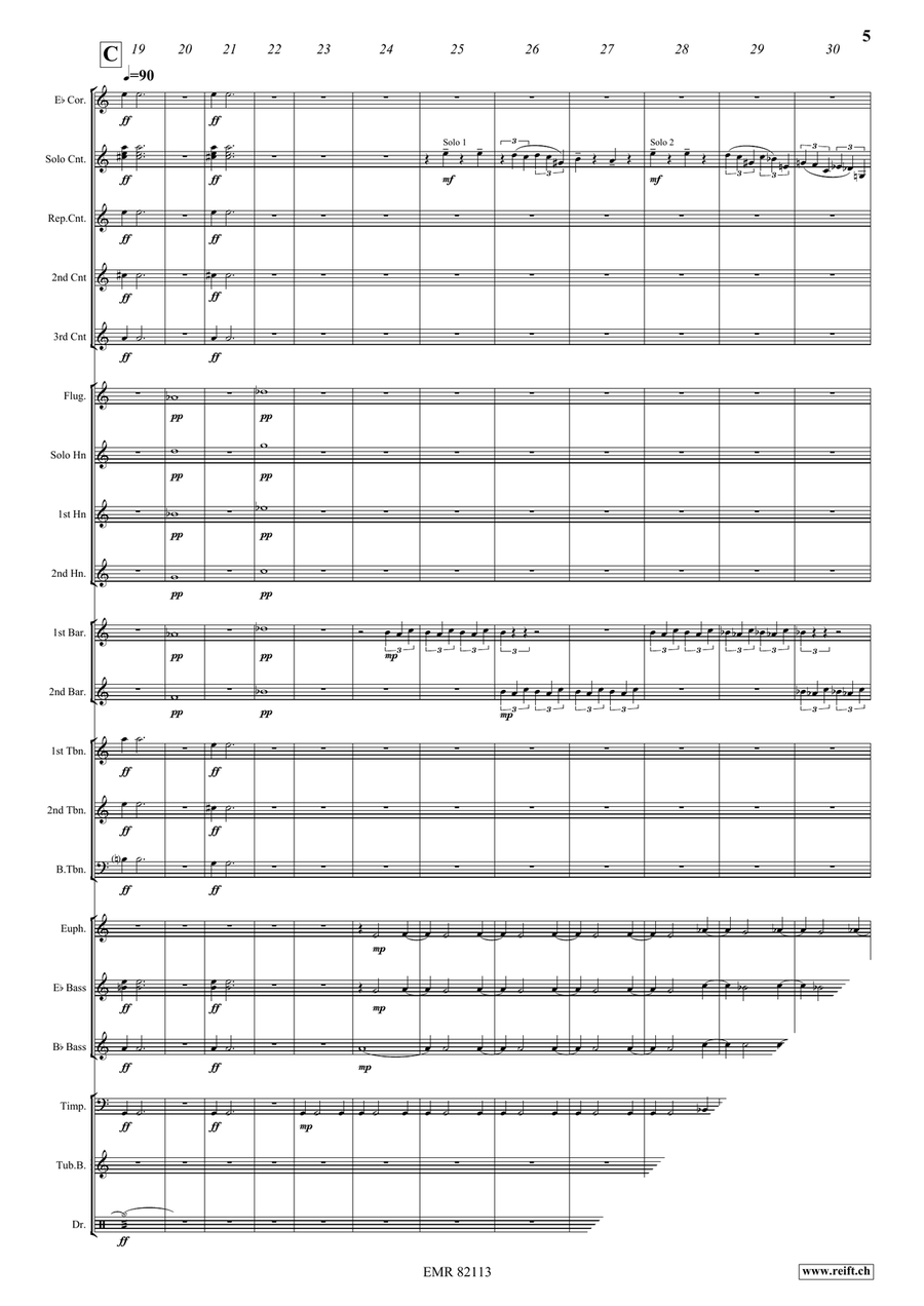 Angel Of The North Angel Of The North Brass Band scores gallery preview page 6