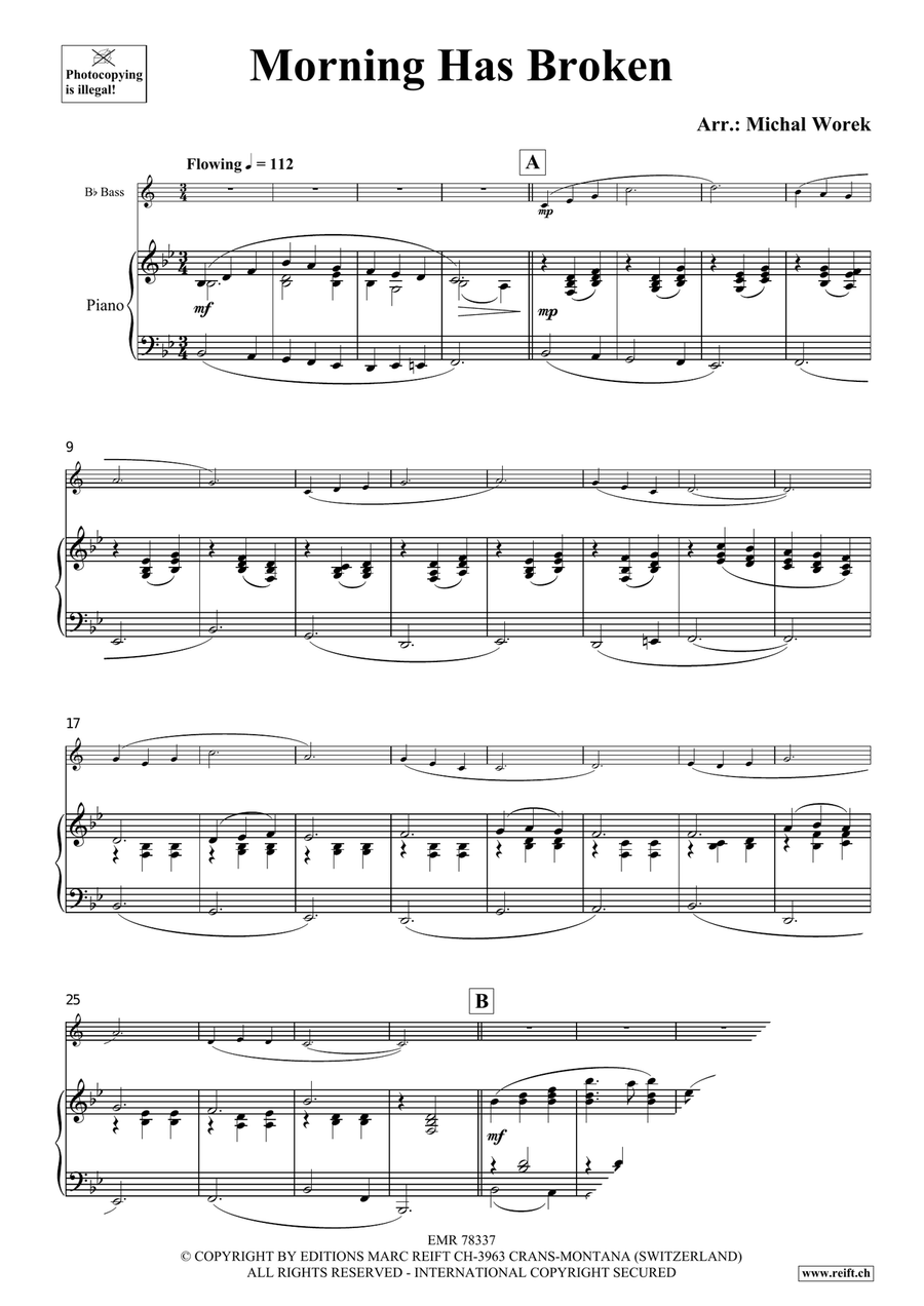 Morning Has Broken Morning Has Broken Voice Solo scores gallery preview page 3