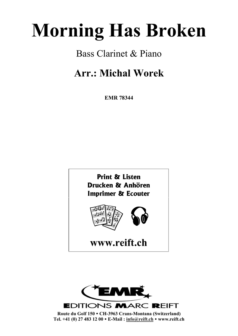 Morning Has Broken Morning Has Broken Bass Clarinet scores gallery preview page 2