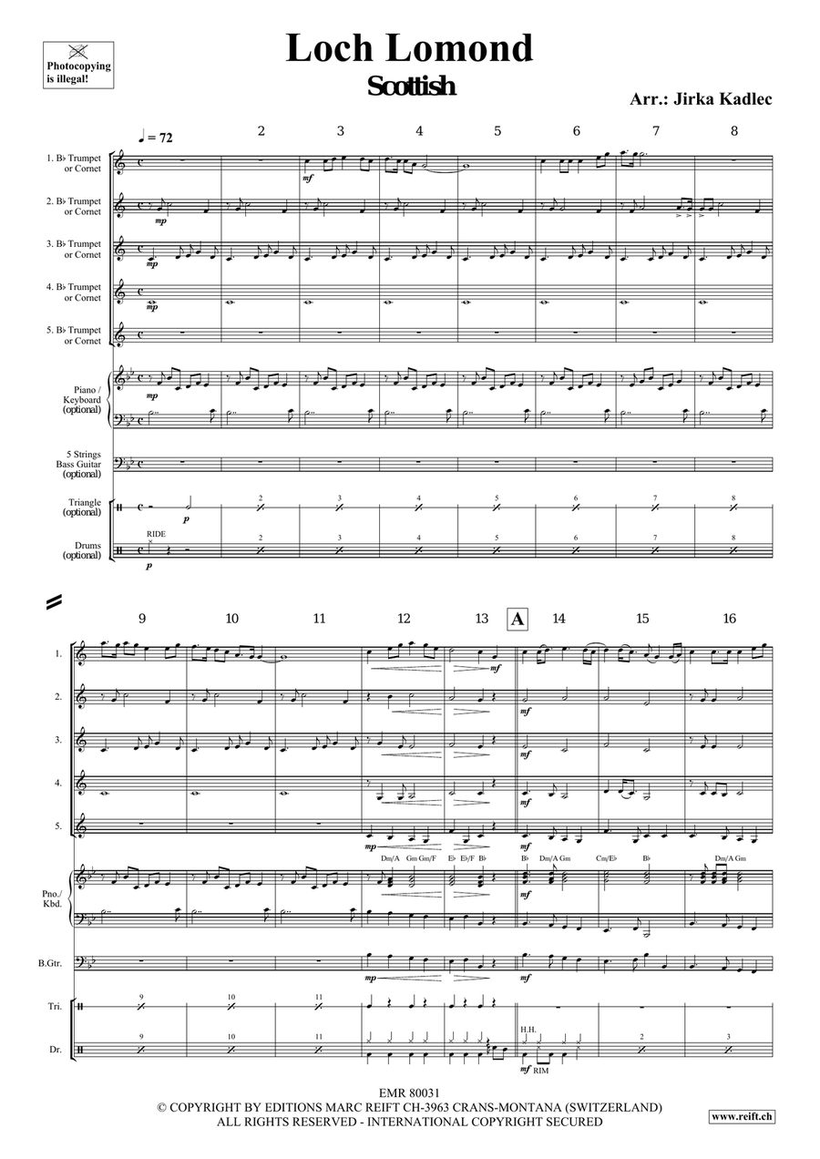 Loch Lomond Loch Lomond Cornet scores gallery preview page 3