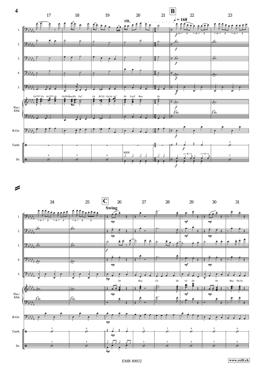 Loch Lomond Loch Lomond Trombone scores gallery preview page 4