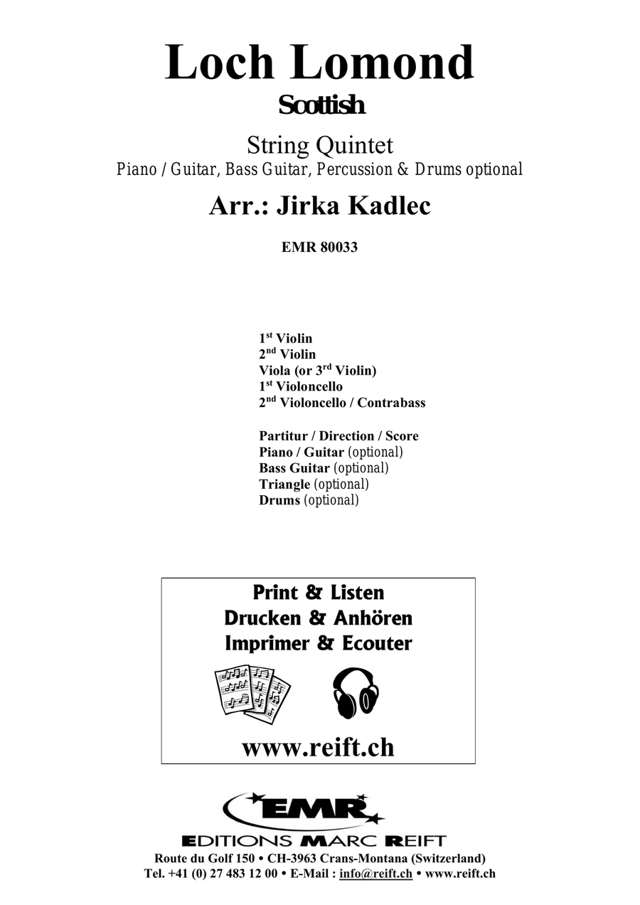 Loch Lomond Loch Lomond String Quintet scores gallery preview page 2