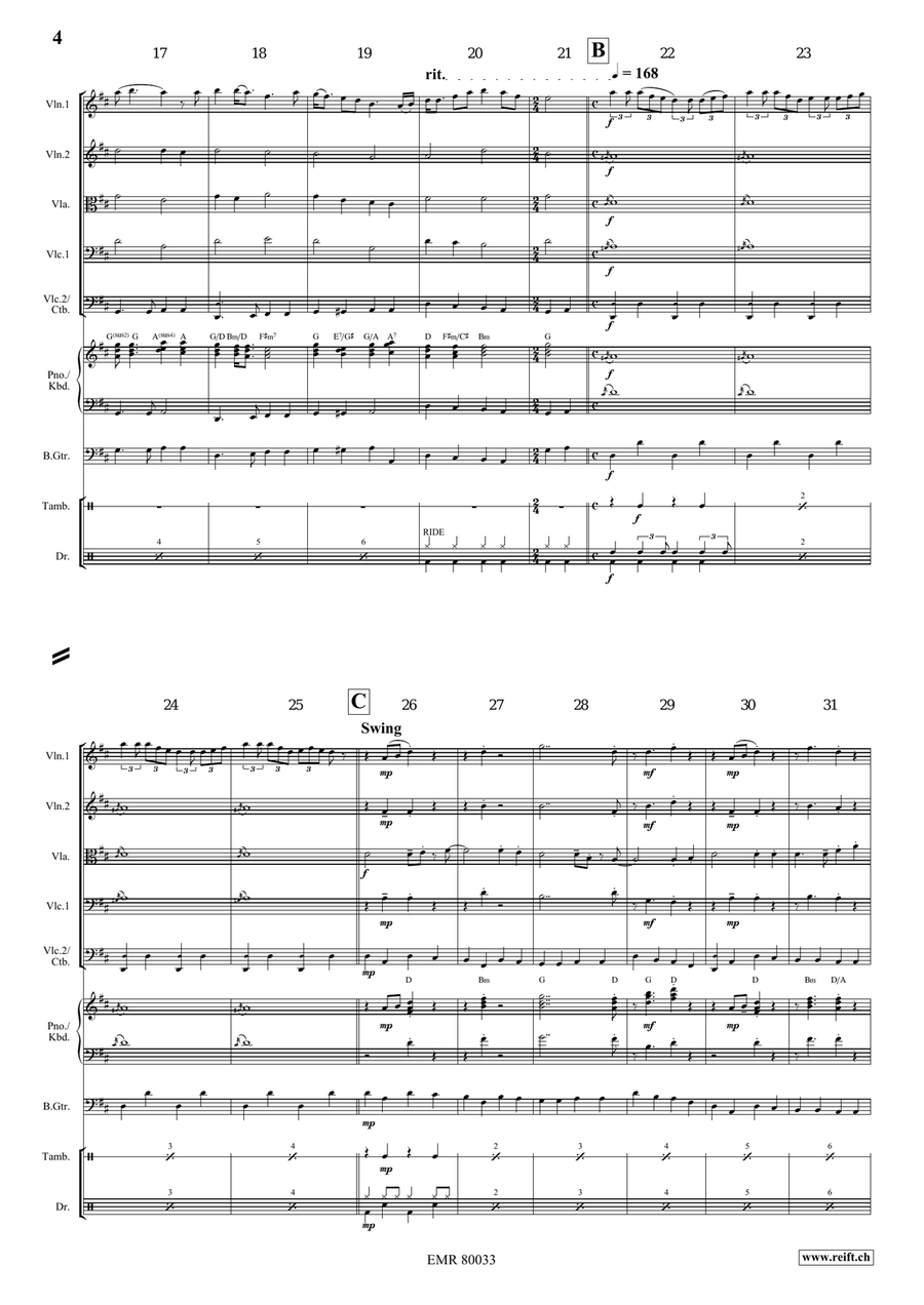 Loch Lomond Loch Lomond String Quintet scores gallery preview page 4