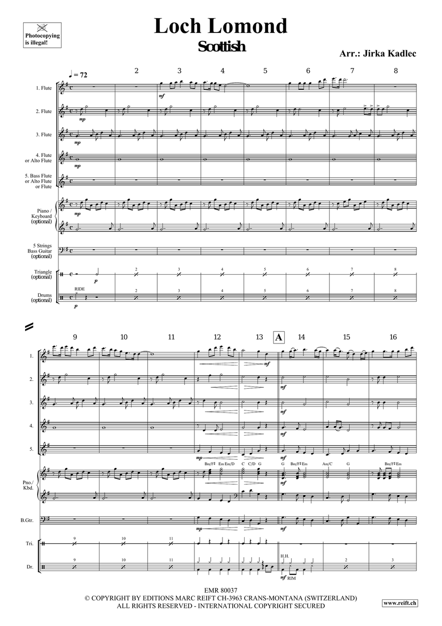 Loch Lomond Loch Lomond Flute scores gallery preview page 3