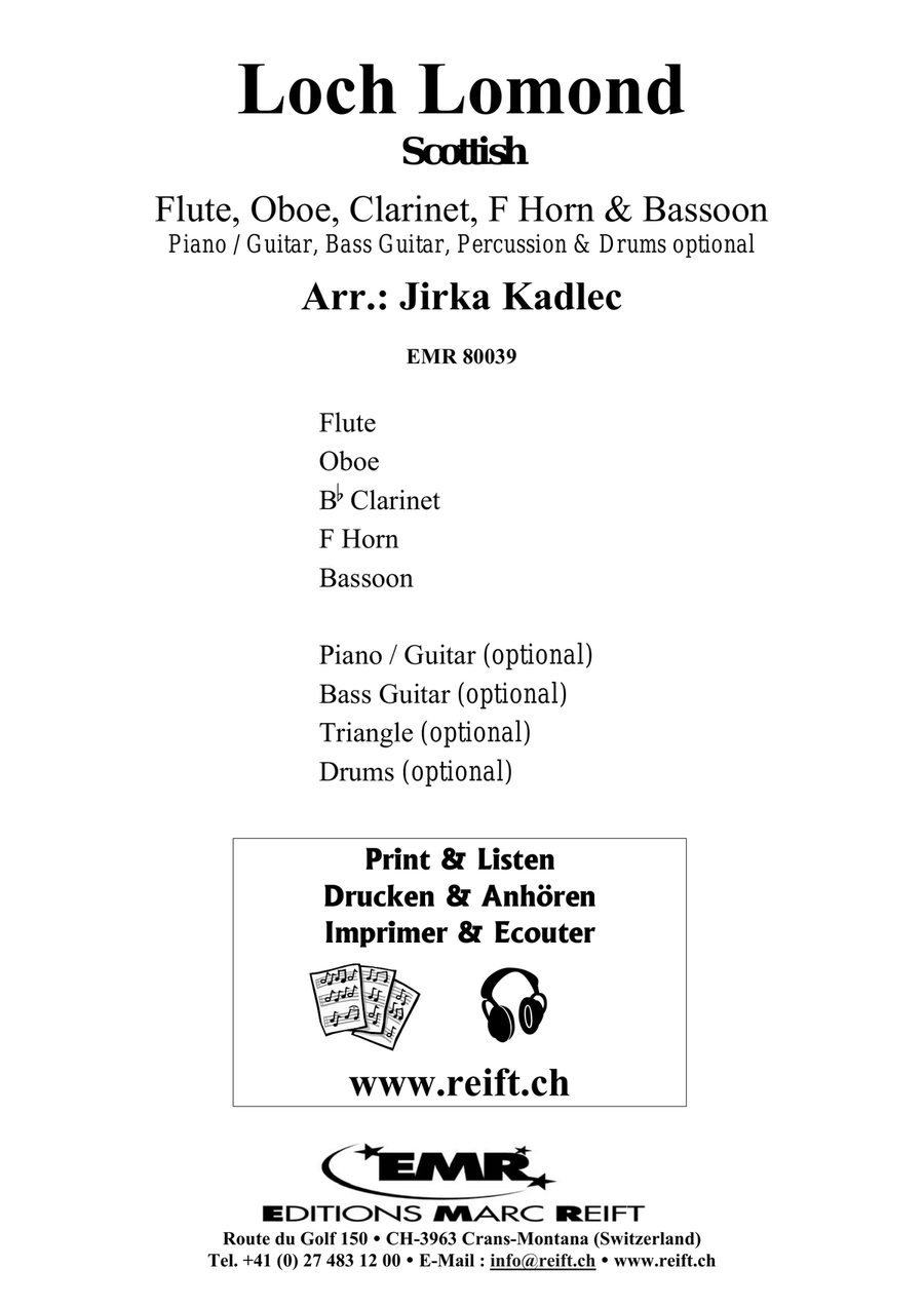 Loch Lomond Loch Lomond Woodwind Quintet scores gallery preview page 2