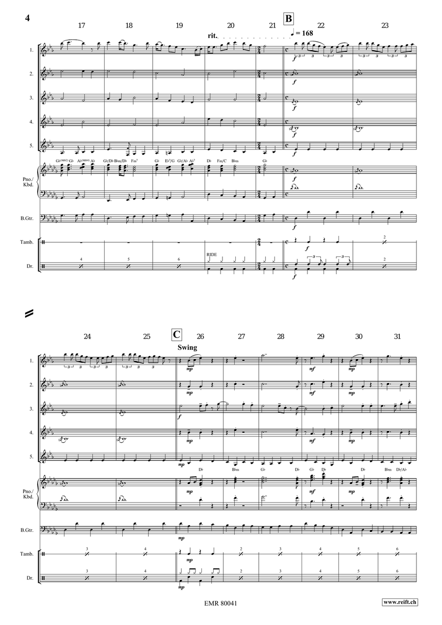 Loch Lomond Loch Lomond Euphonium Quintet scores gallery preview page 4