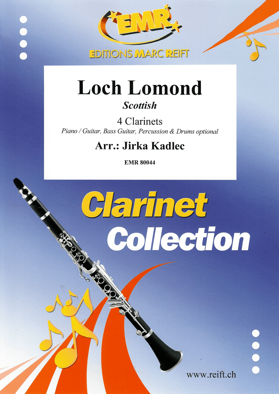 Loch Lomond Loch Lomond Clarinet Quartet scores gallery preview page 1