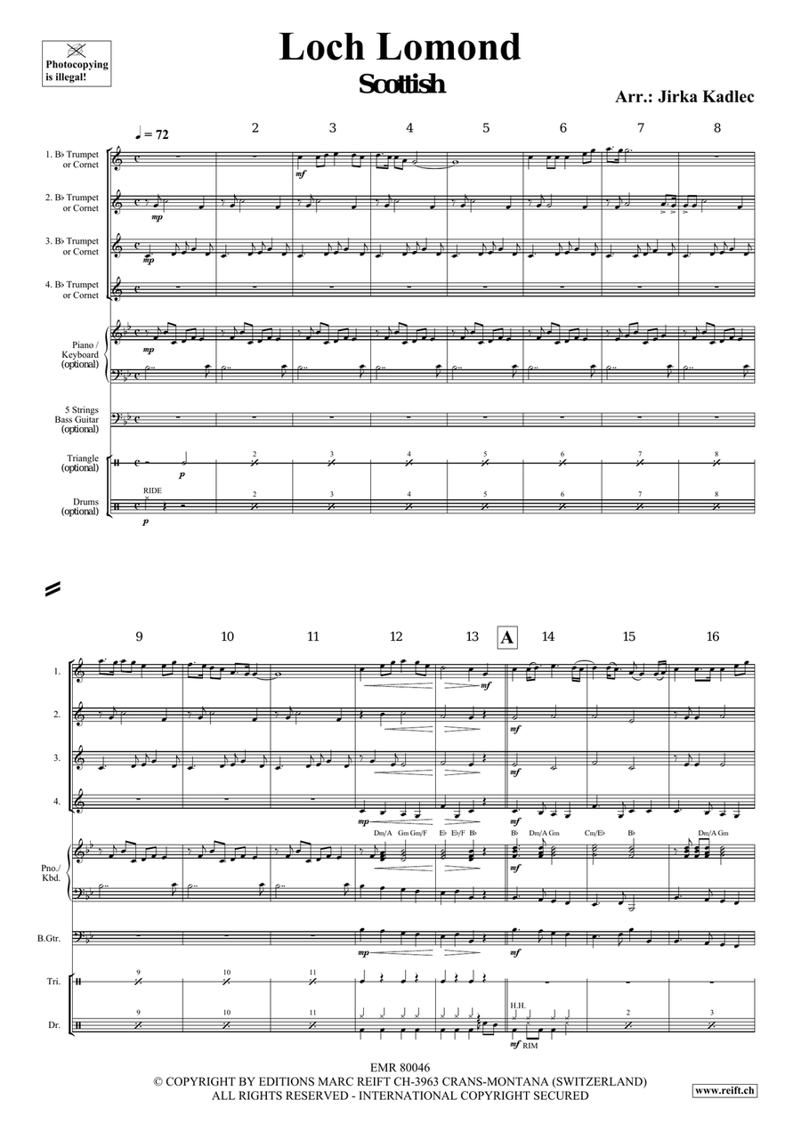 Loch Lomond Loch Lomond Cornet scores gallery preview page 3