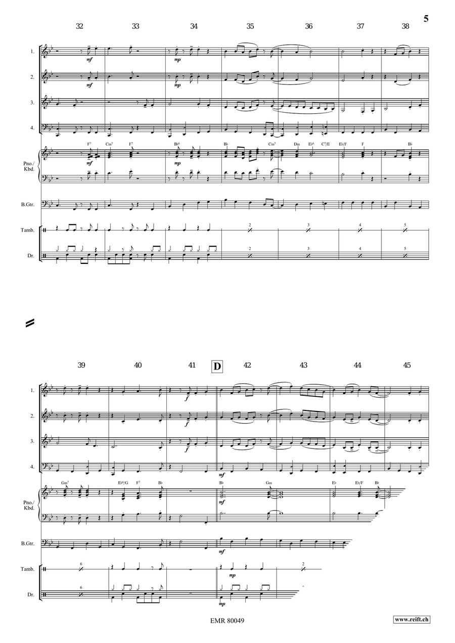 Loch Lomond Loch Lomond Brass Quartet scores gallery preview page 5