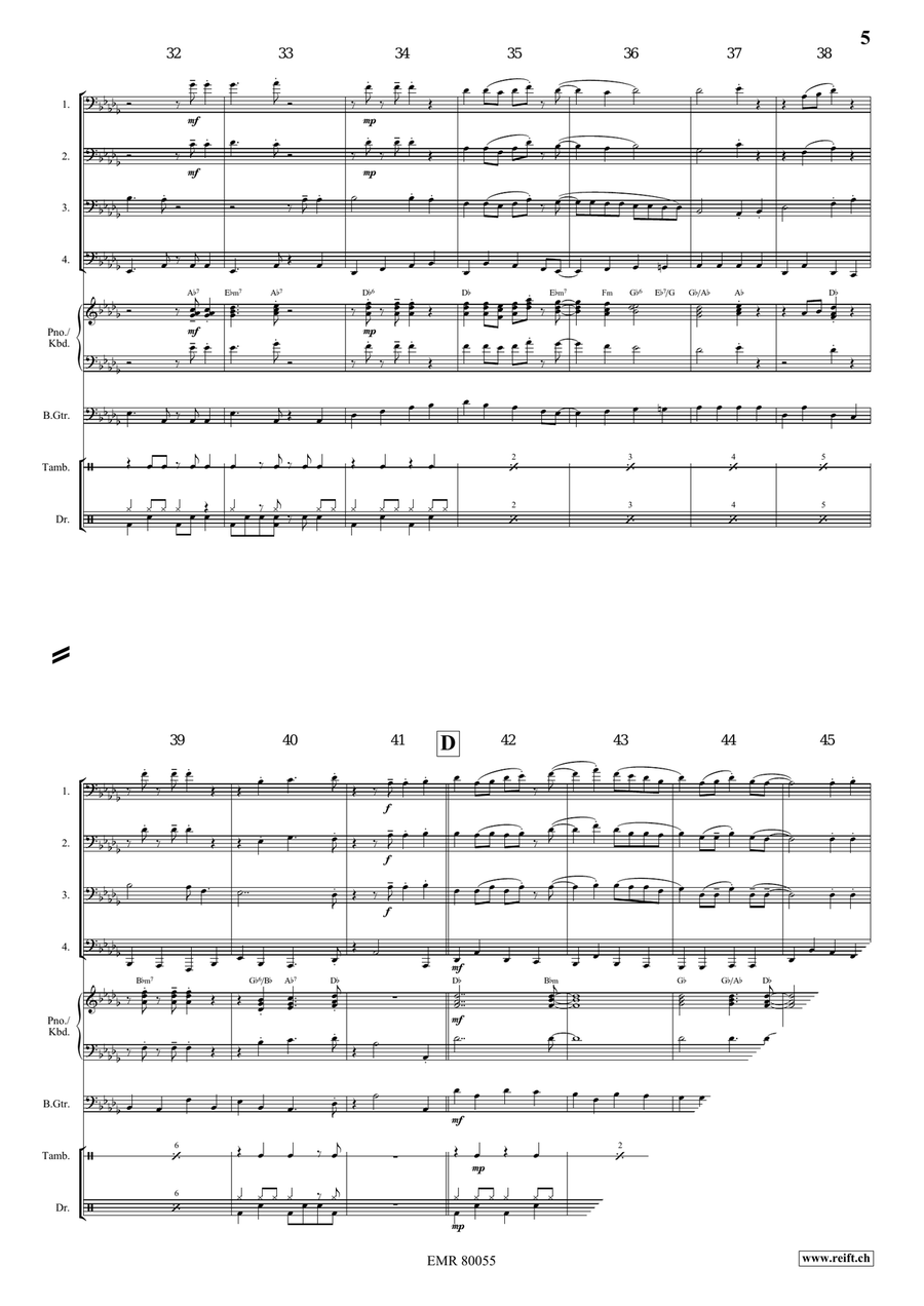 Loch Lomond Loch Lomond Tuba Quartet scores gallery preview page 5