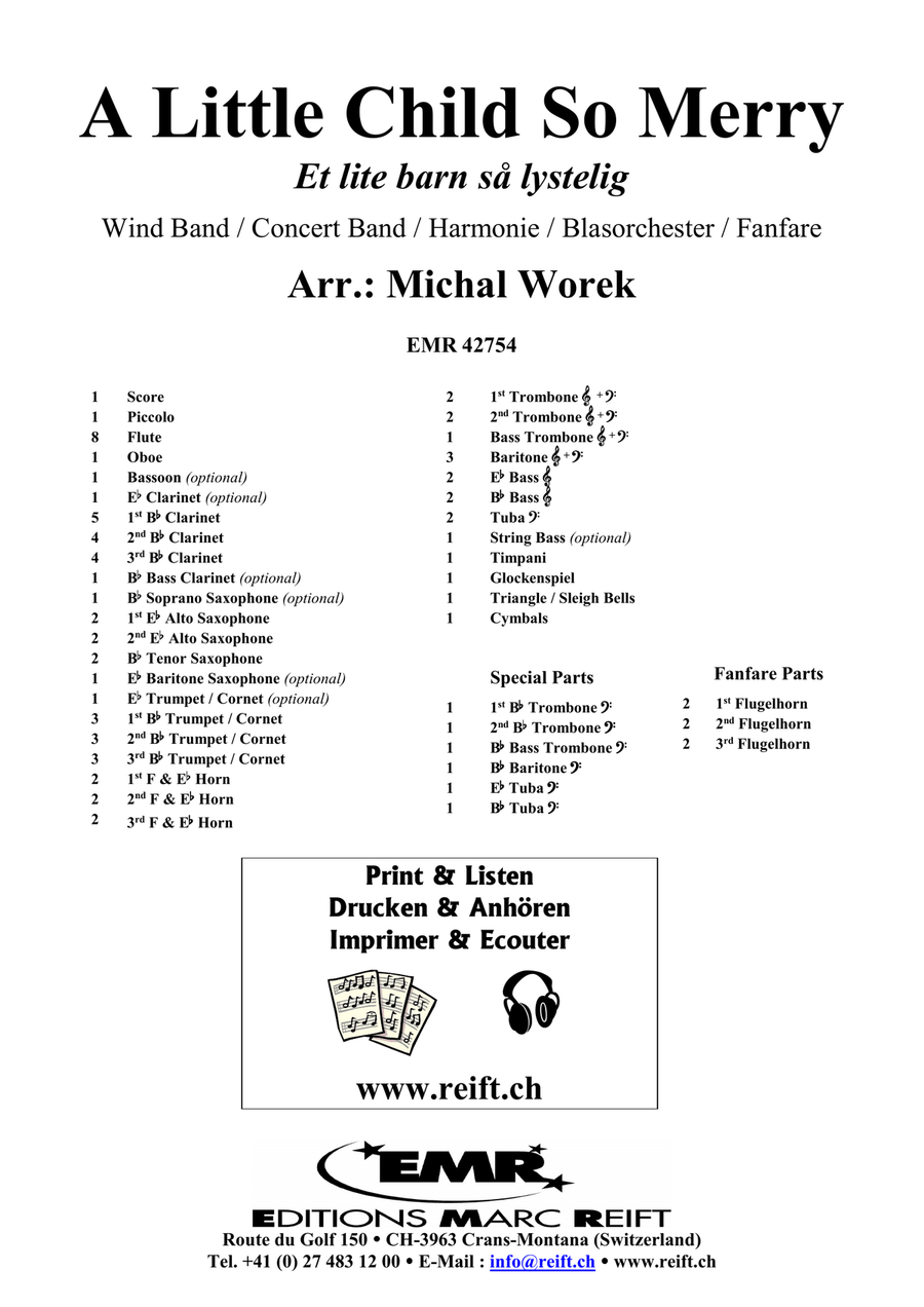 A Little Child So Merry A Little Child So Merry Concert Band scores gallery preview page 2