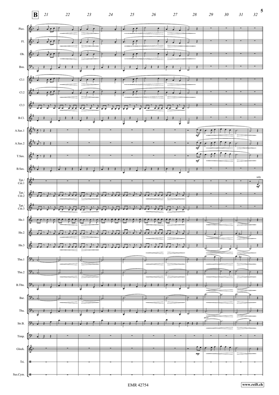 A Little Child So Merry A Little Child So Merry Concert Band scores gallery preview page 5