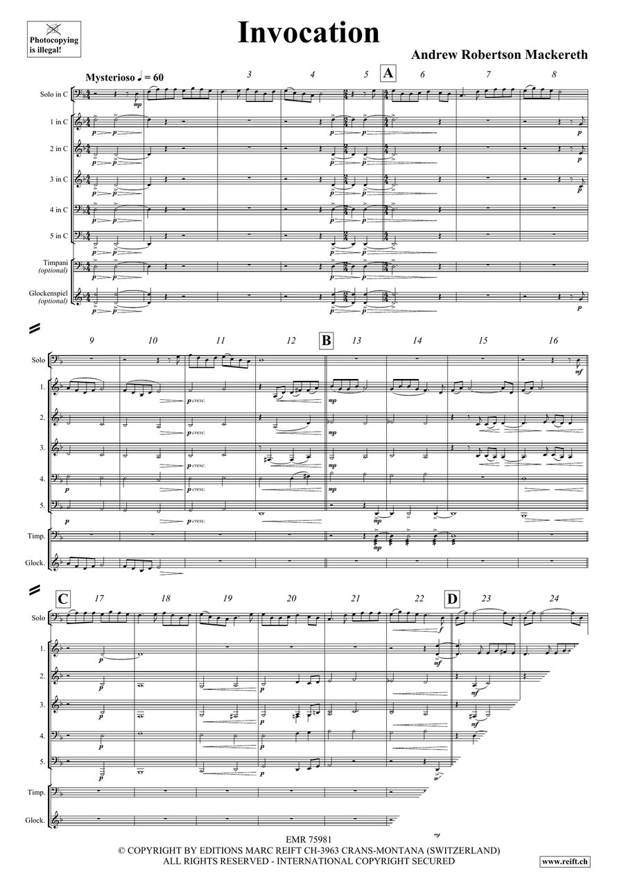 Invocation Invocation Score scores gallery preview page 4
