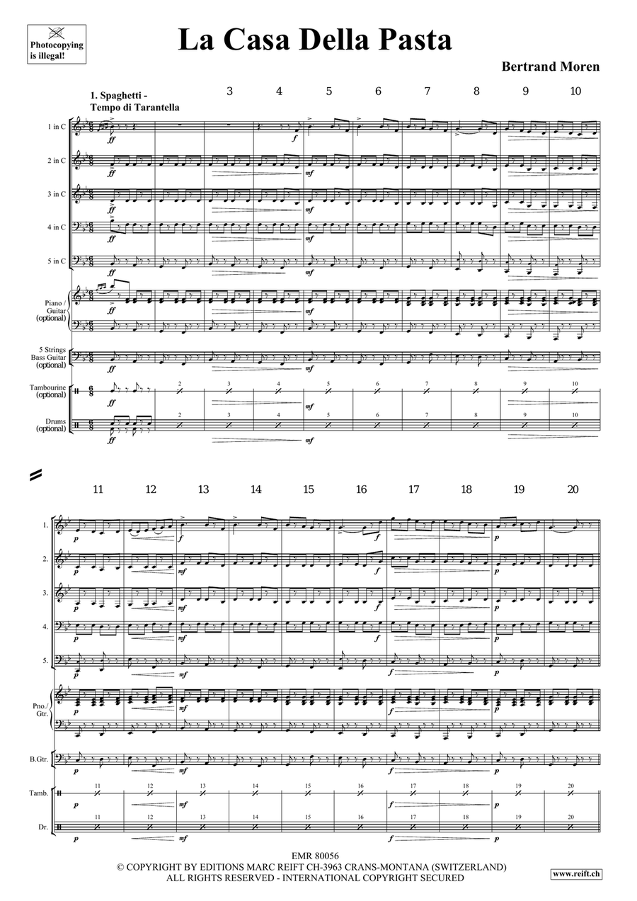La Casa Della Pasta La Casa Della Pasta Score scores gallery preview page 4
