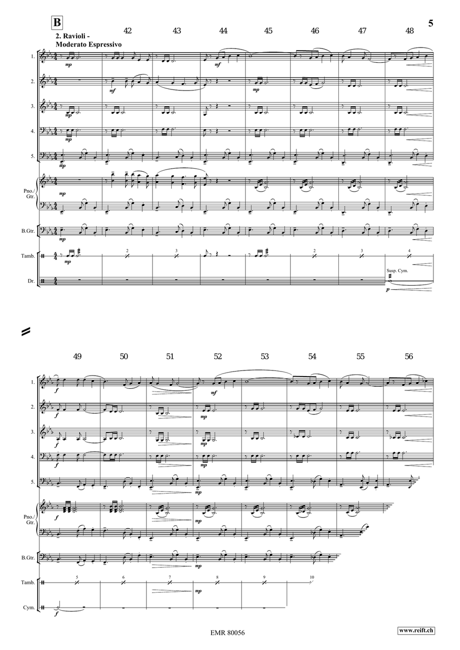 La Casa Della Pasta La Casa Della Pasta Score scores gallery preview page 6