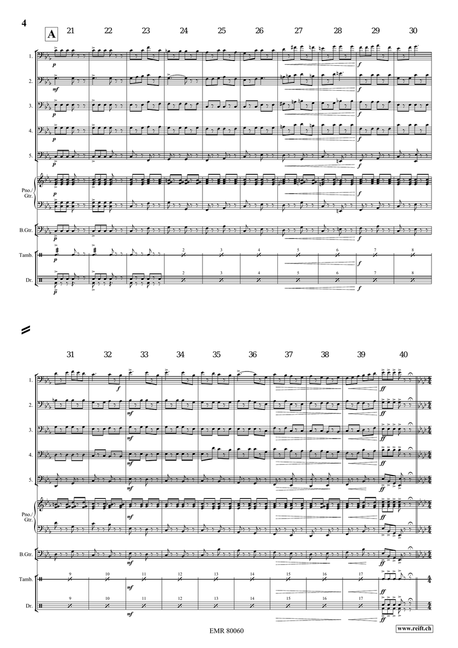 La Casa Della Pasta La Casa Della Pasta Trombone scores gallery preview page 5