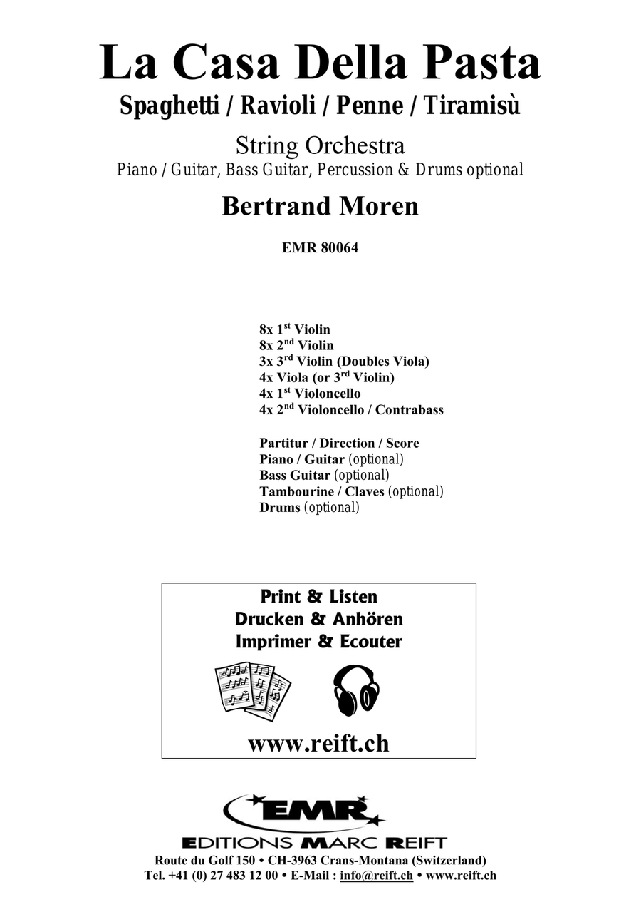 La Casa Della Pasta La Casa Della Pasta String Orchestra scores gallery preview page 2