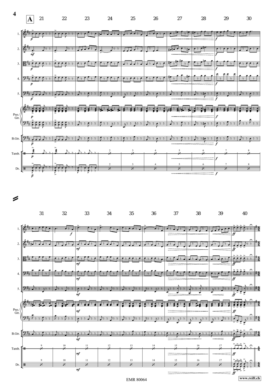 La Casa Della Pasta La Casa Della Pasta String Orchestra scores gallery preview page 5