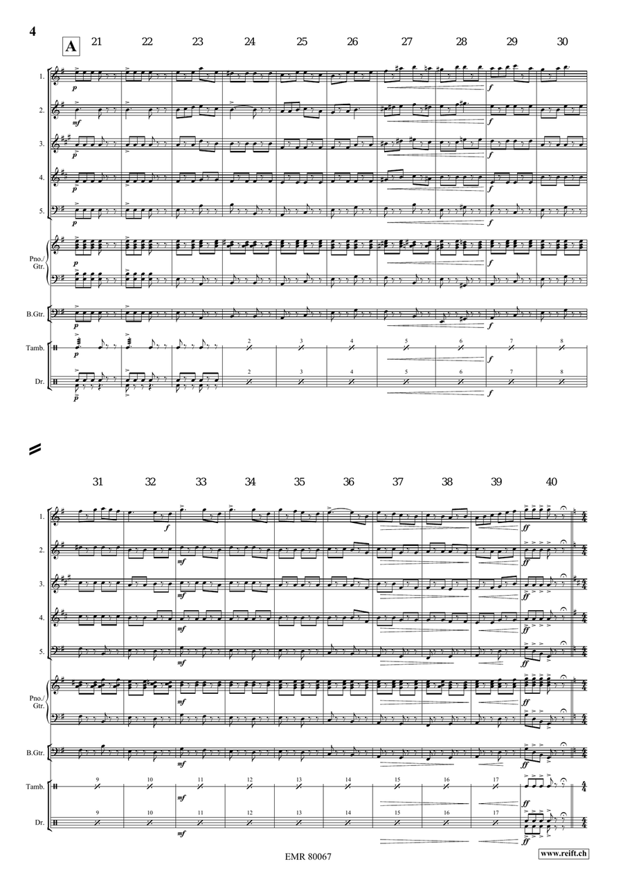 La Casa Della Pasta La Casa Della Pasta Woodwind Quintet scores gallery preview page 5