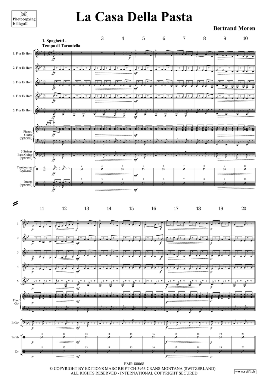La Casa Della Pasta La Casa Della Pasta Horn scores gallery preview page 4