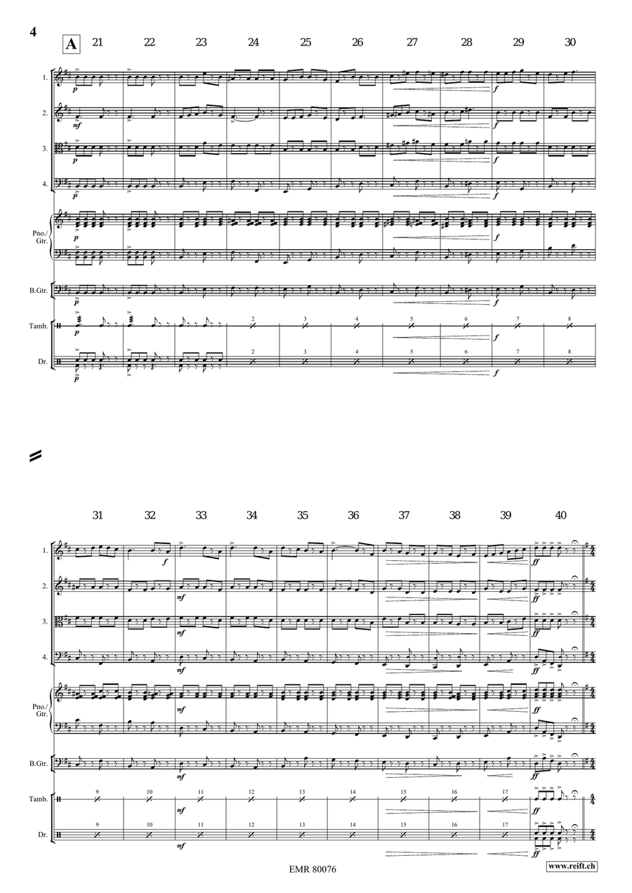 La Casa Della Pasta La Casa Della Pasta String Quartet scores gallery preview page 5