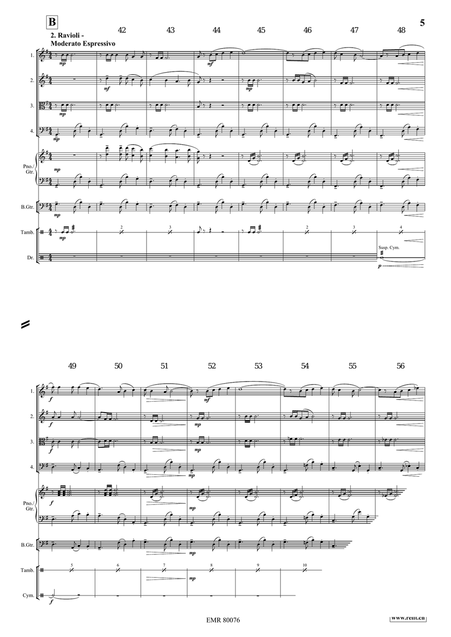 La Casa Della Pasta La Casa Della Pasta String Quartet scores gallery preview page 6