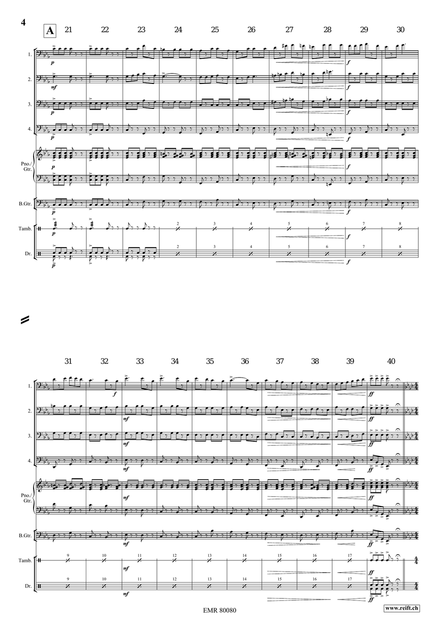 La Casa Della Pasta La Casa Della Pasta Bassoon Quartet scores gallery preview page 5
