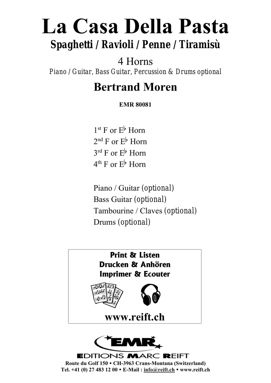 La Casa Della Pasta Horn scores gallery preview page 2