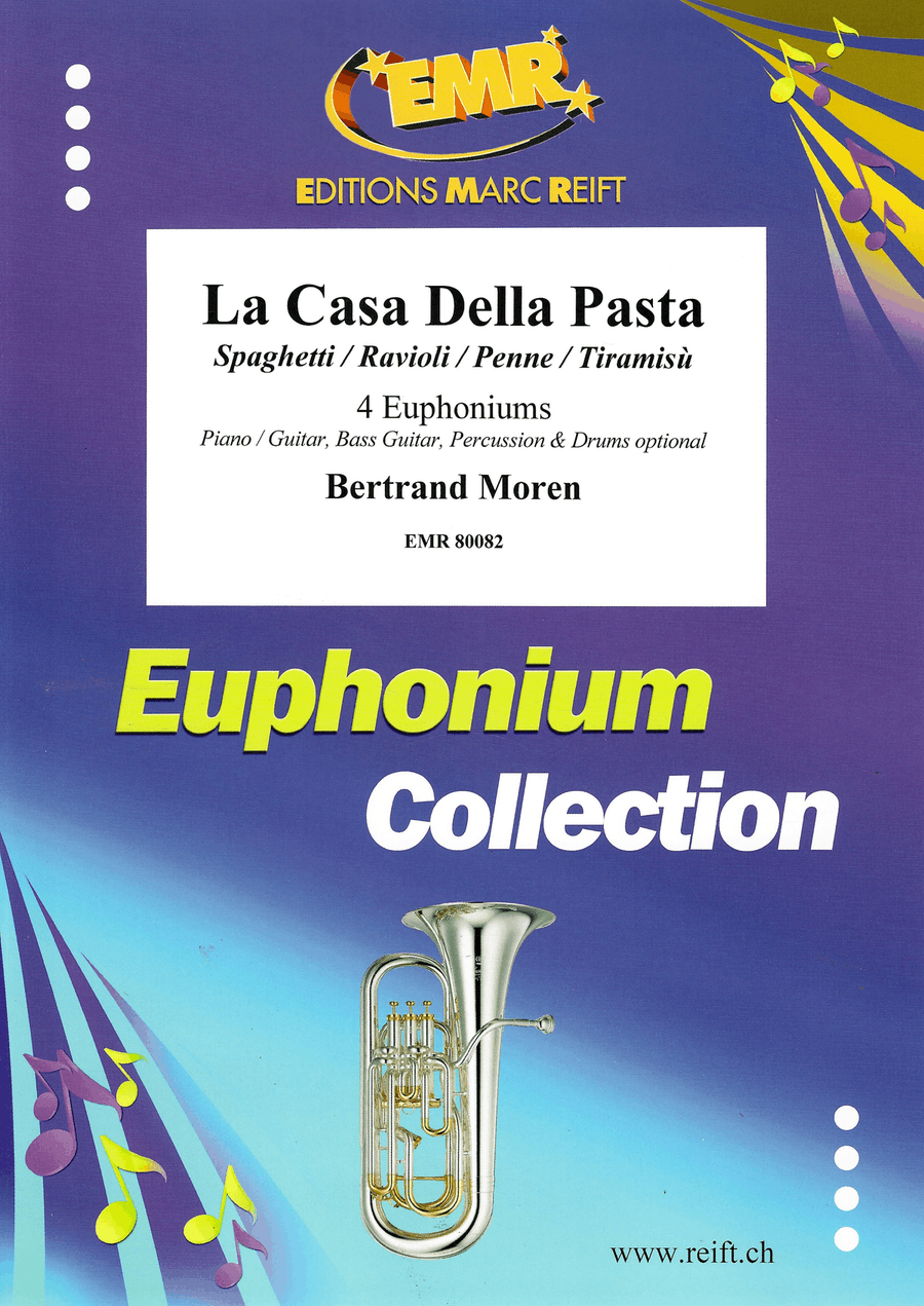 La Casa Della Pasta La Casa Della Pasta Euphonium Quartet scores gallery preview page 1