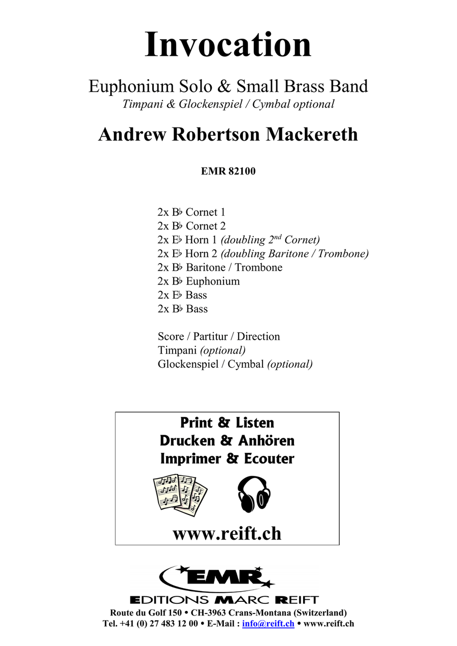 Invocation Invocation Brass Band scores gallery preview page 2