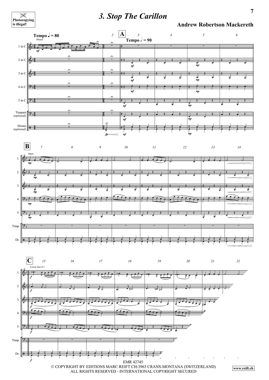 4 Christmas Carols 4 Christmas Carols Concert Band scores gallery preview page 6