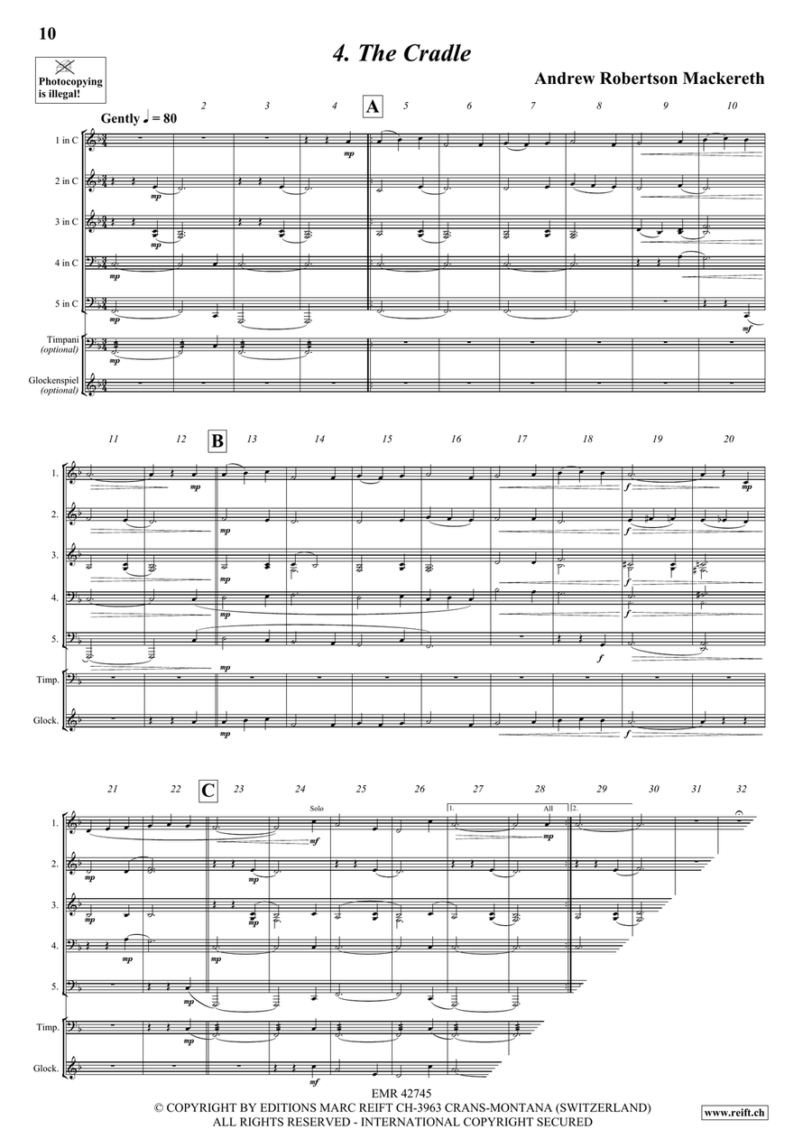 4 Christmas Carols 4 Christmas Carols Concert Band scores gallery preview page 7