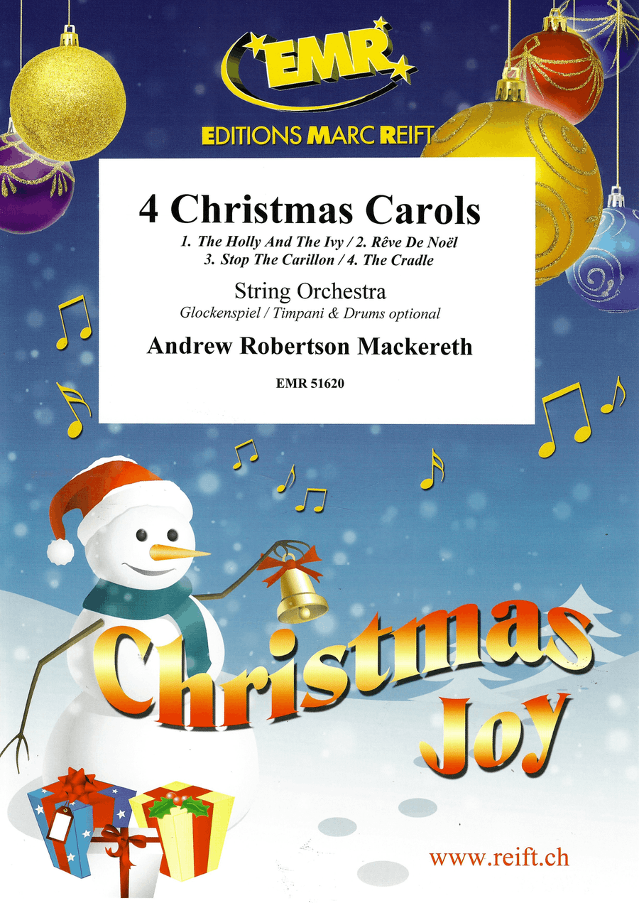 4 Christmas Carols 4 Christmas Carols String Orchestra scores gallery preview page 1