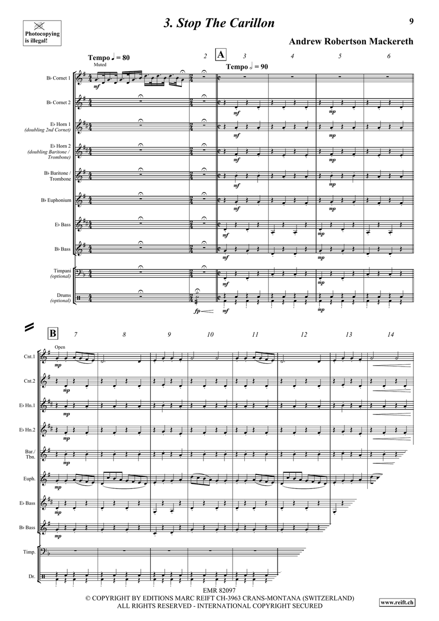 4 Christmas Carols 4 Christmas Carols Brass Band scores gallery preview page 6