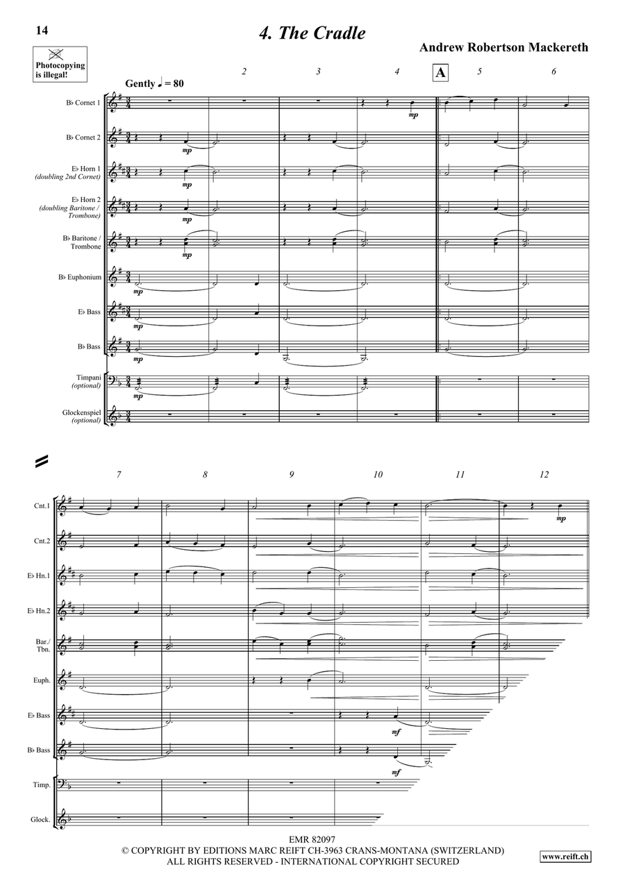 4 Christmas Carols 4 Christmas Carols Brass Band scores gallery preview page 7