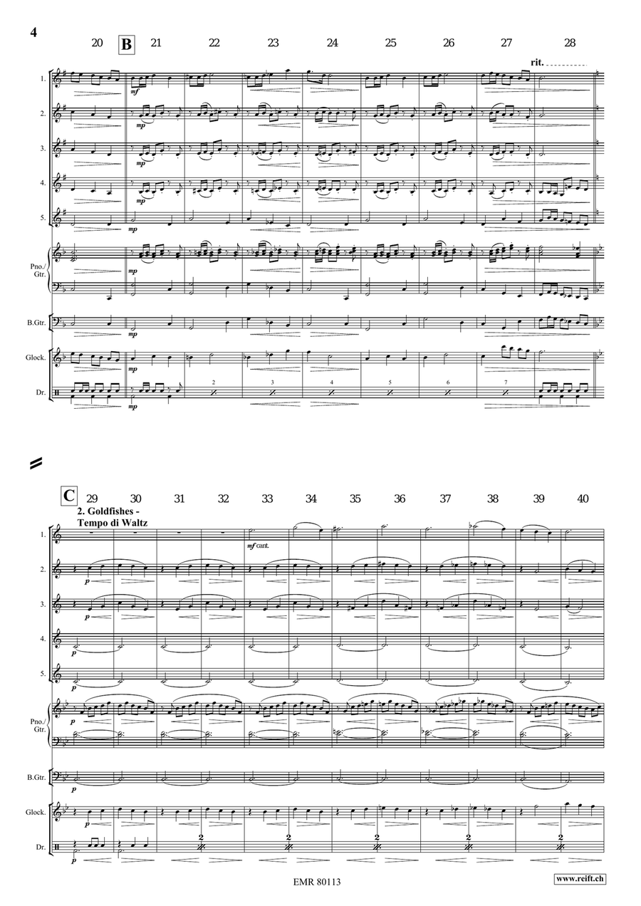 At The Pet Shop At The Pet Shop Clarinet Quintet scores gallery preview page 5