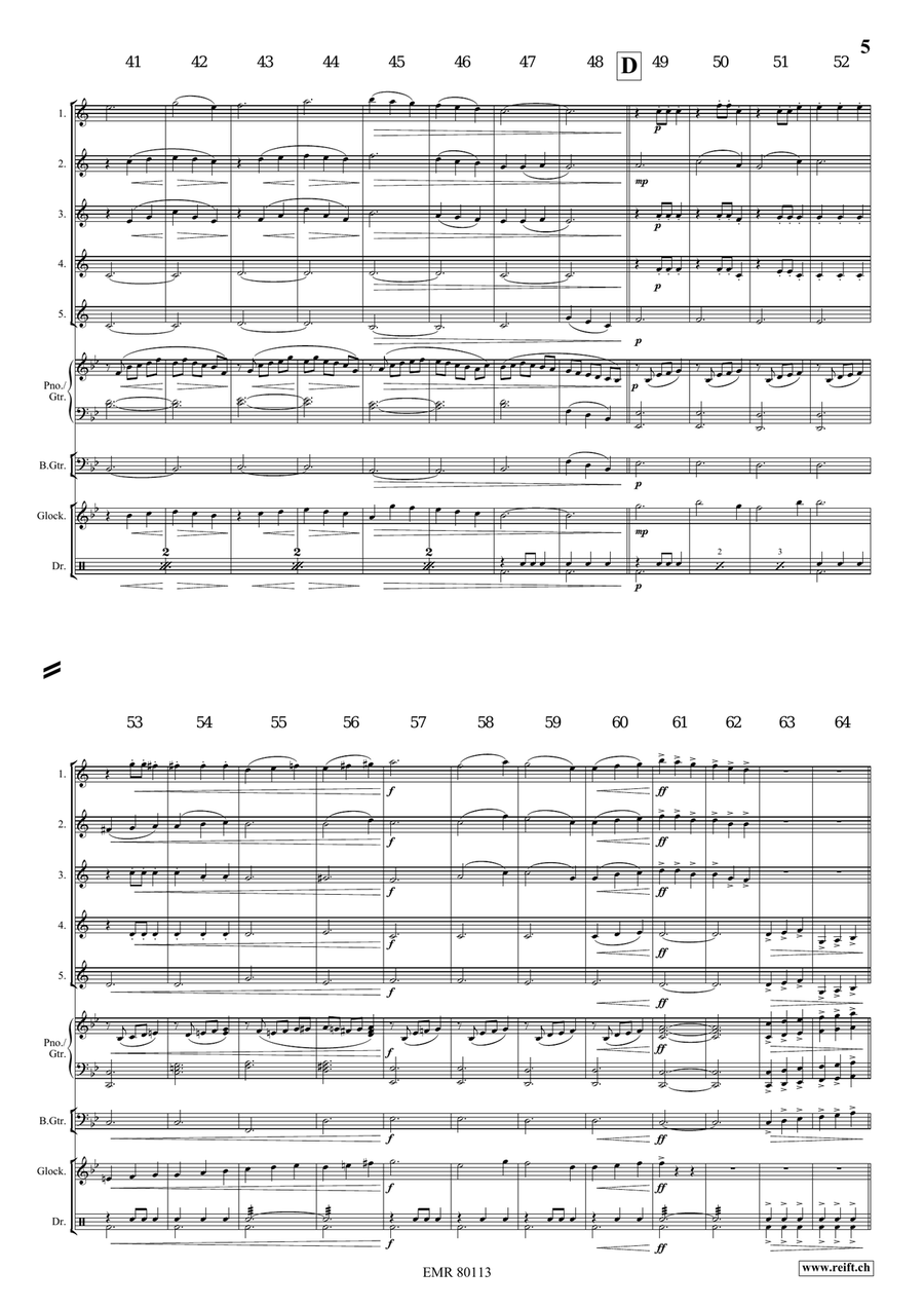 At The Pet Shop At The Pet Shop Clarinet Quintet scores gallery preview page 6