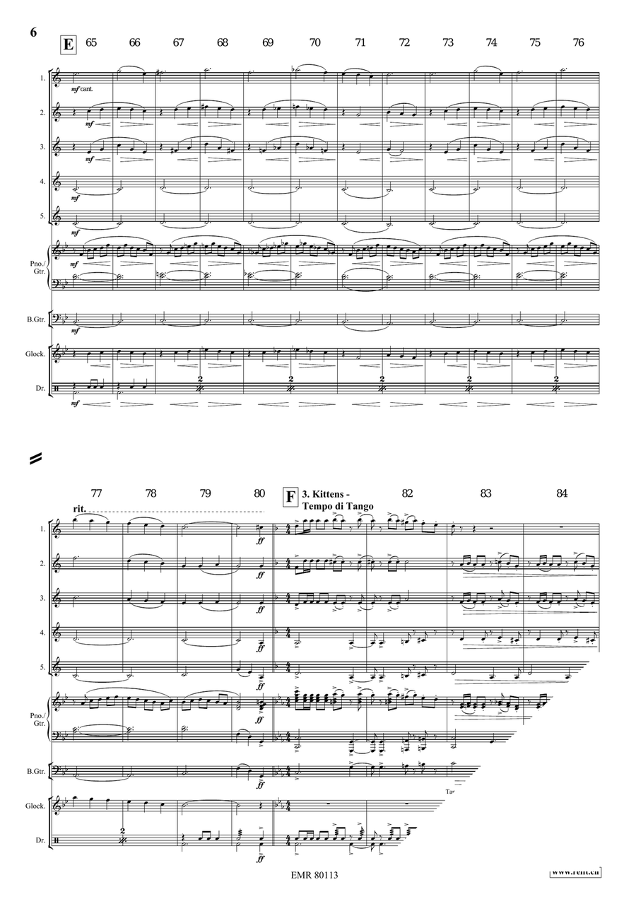 At The Pet Shop At The Pet Shop Clarinet Quintet scores gallery preview page 7