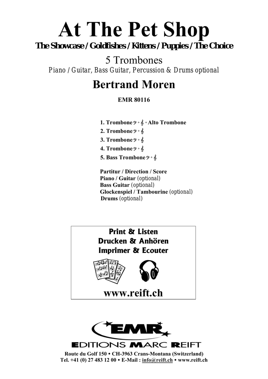 At The Pet Shop At The Pet Shop Trombone scores gallery preview page 2