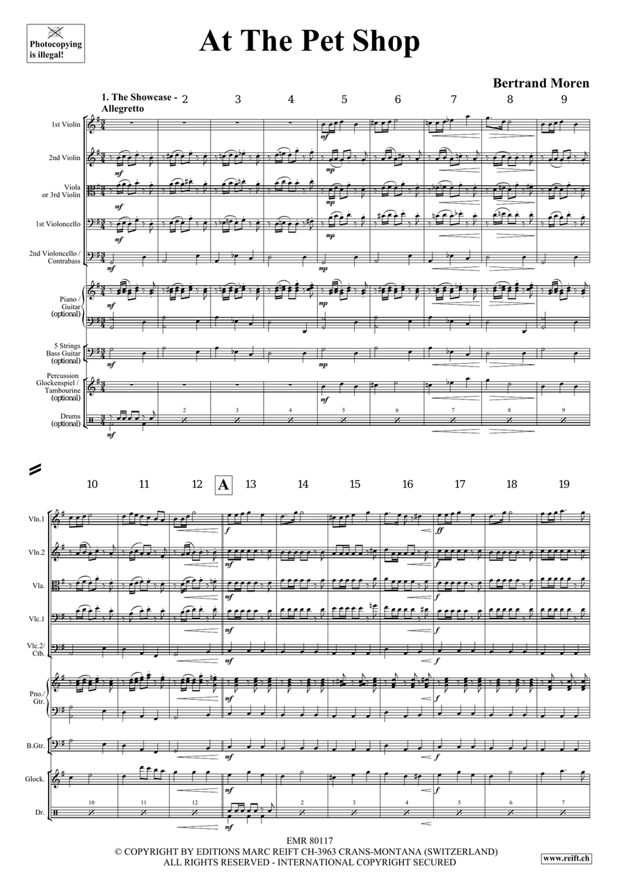 At The Pet Shop At The Pet Shop String Quintet scores gallery preview page 4