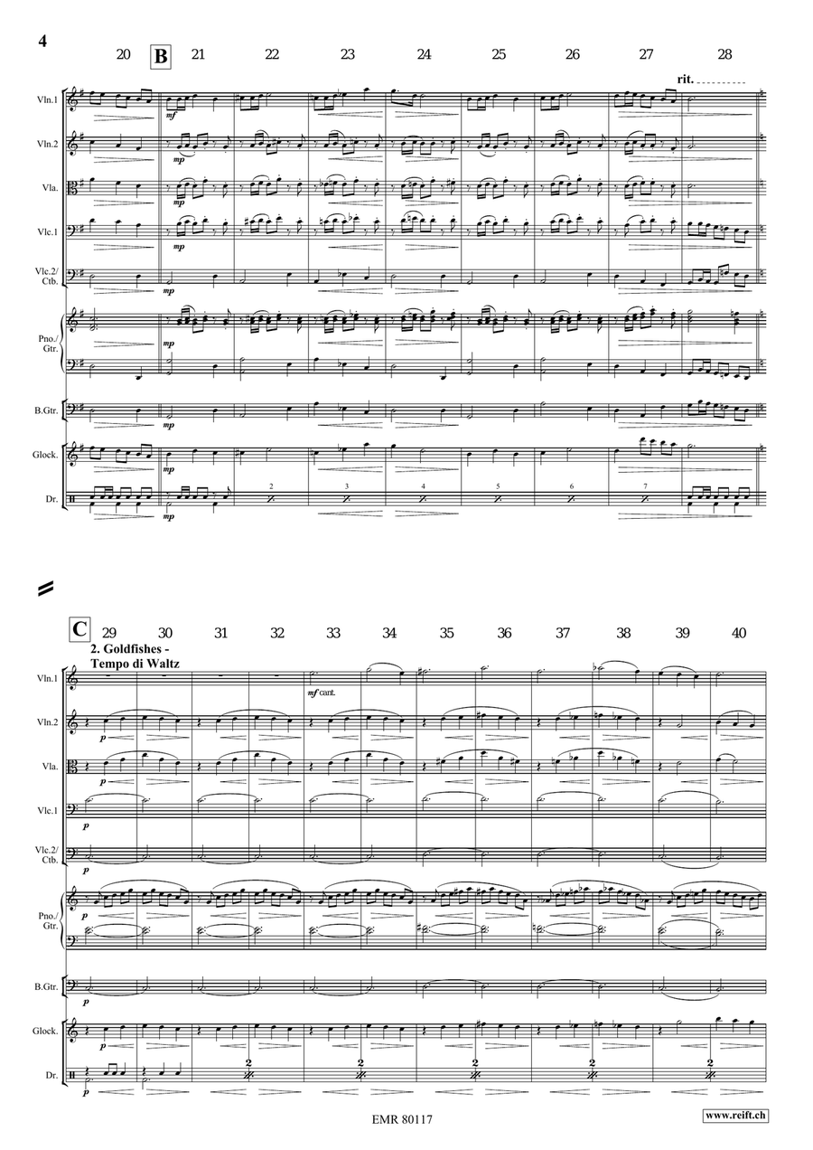 At The Pet Shop At The Pet Shop String Quintet scores gallery preview page 5