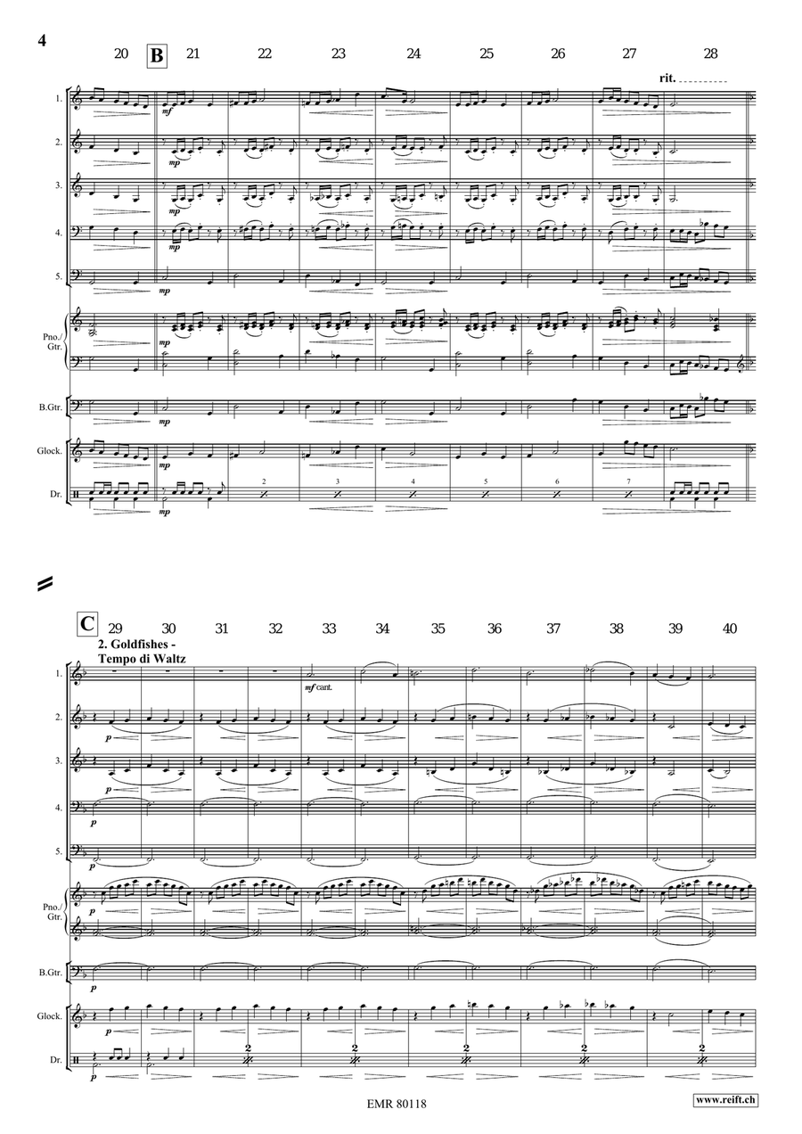 At The Pet Shop At The Pet Shop Brass Quintet scores gallery preview page 5