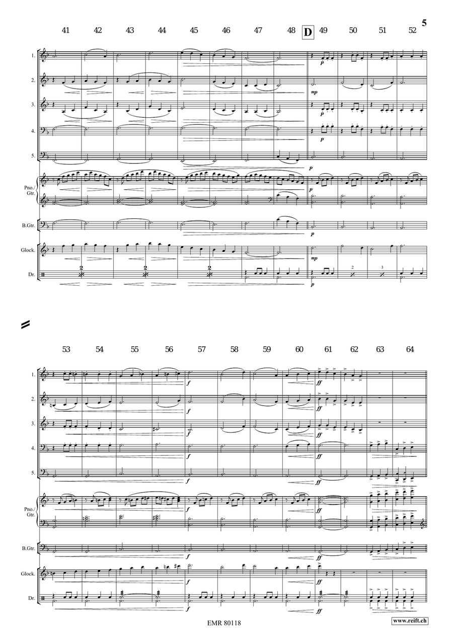 At The Pet Shop At The Pet Shop Brass Quintet scores gallery preview page 6