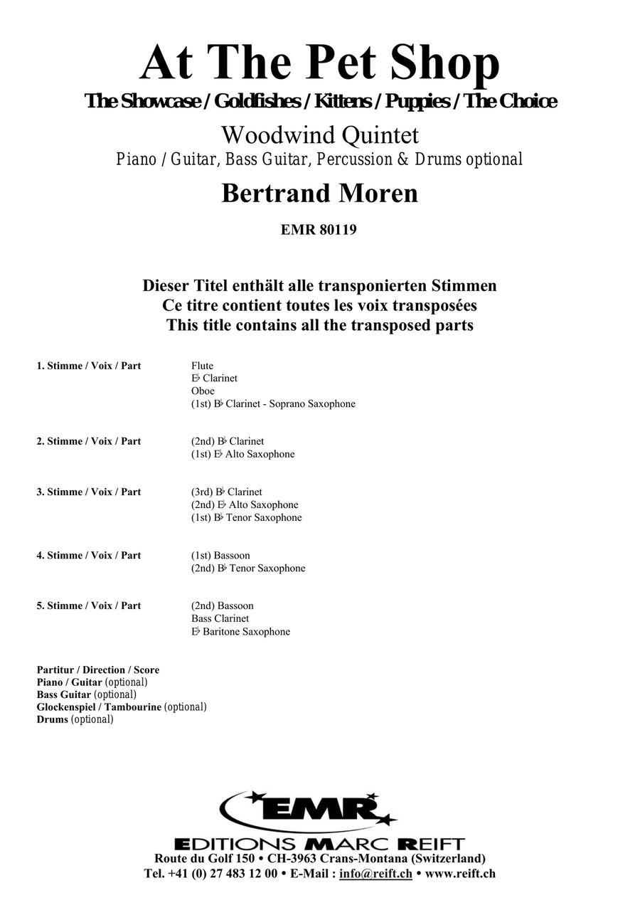 At The Pet Shop At The Pet Shop Woodwind Quintet scores gallery preview page 2