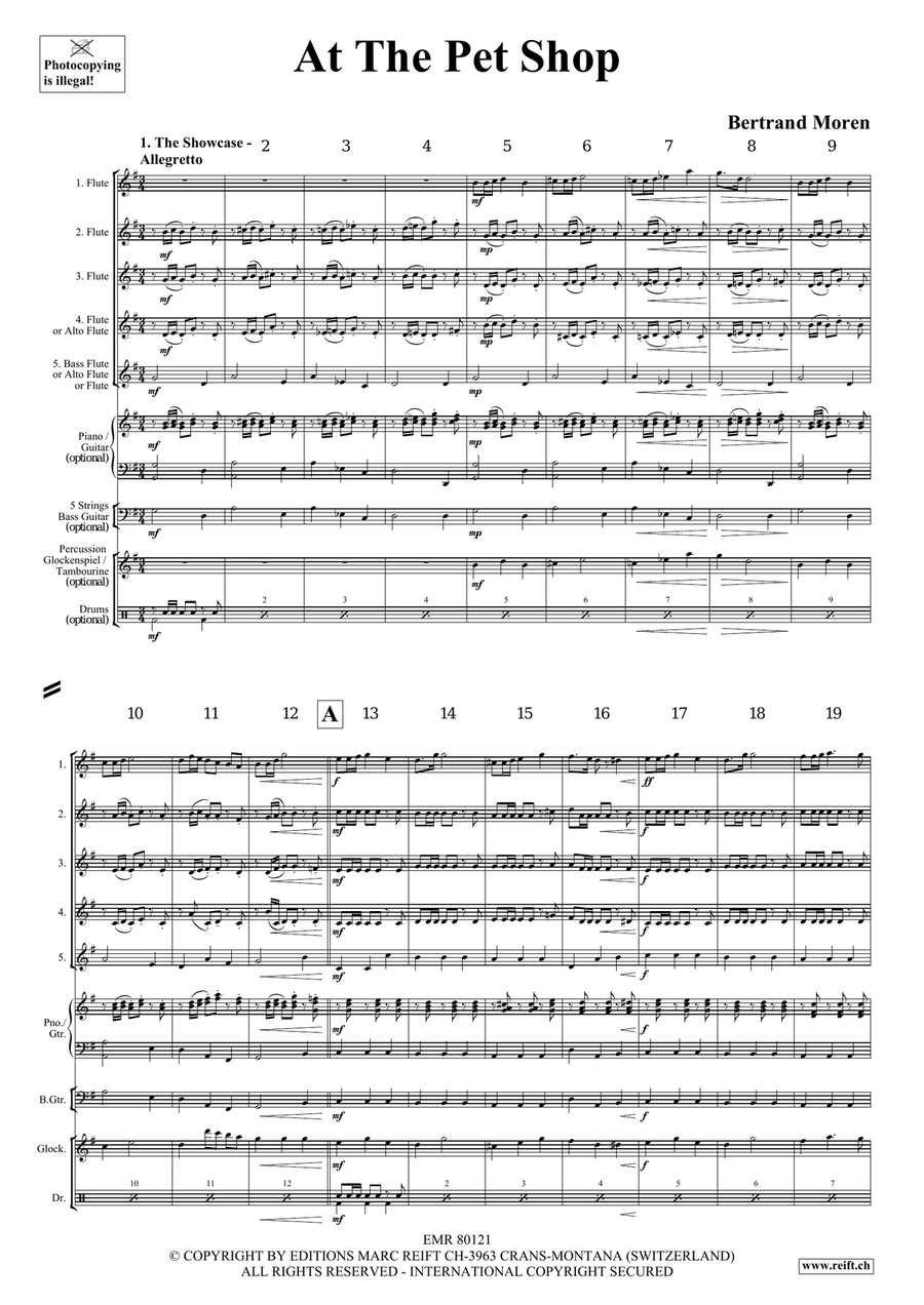 At The Pet Shop At The Pet Shop Flute scores gallery preview page 4