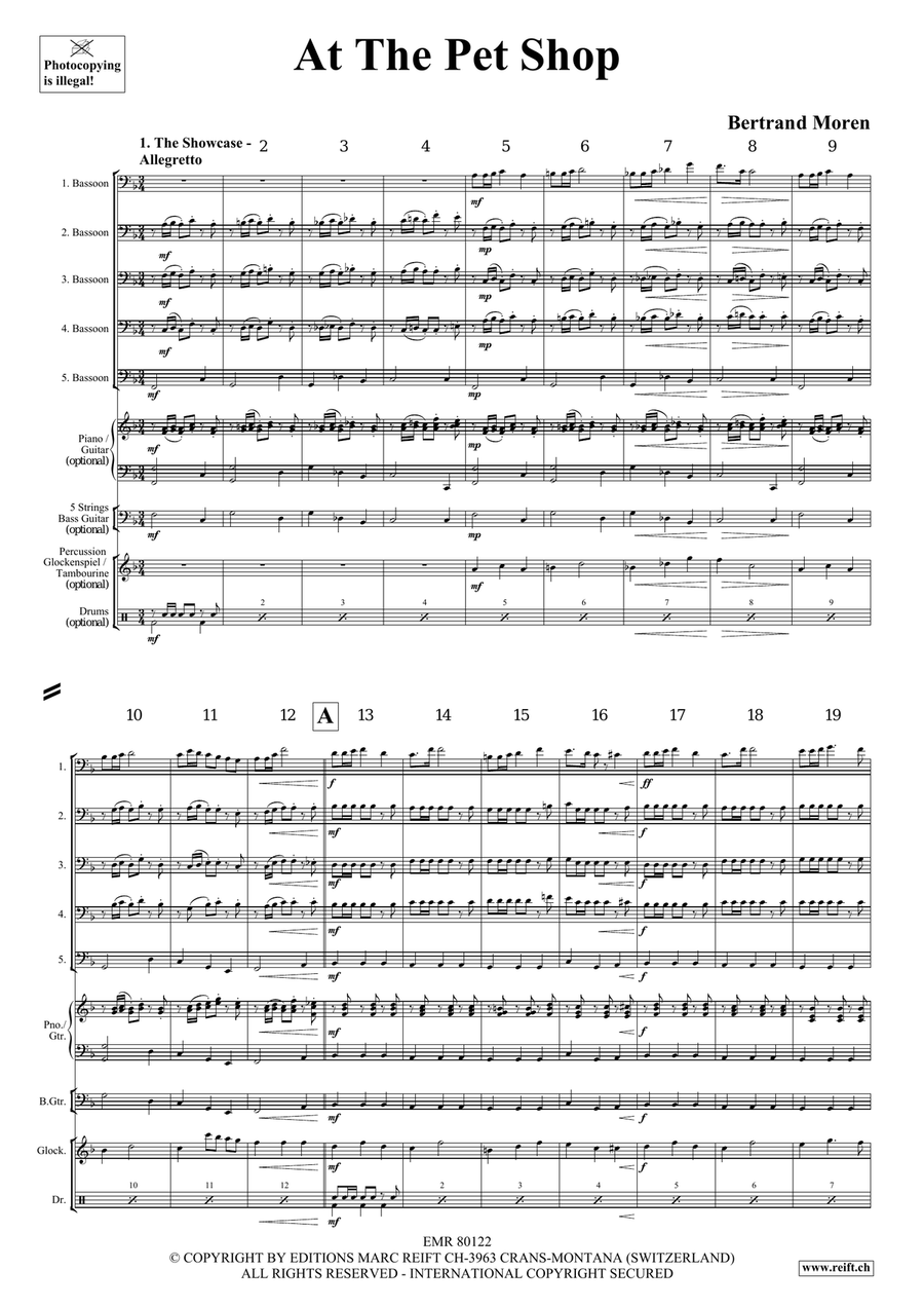 At The Pet Shop At The Pet Shop Bassoon scores gallery preview page 4