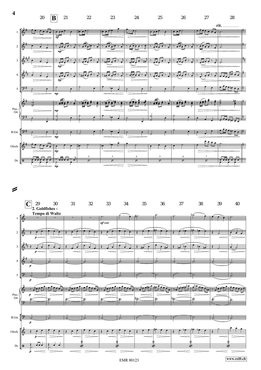At The Pet Shop At The Pet Shop Woodwind Quintet scores gallery preview page 5