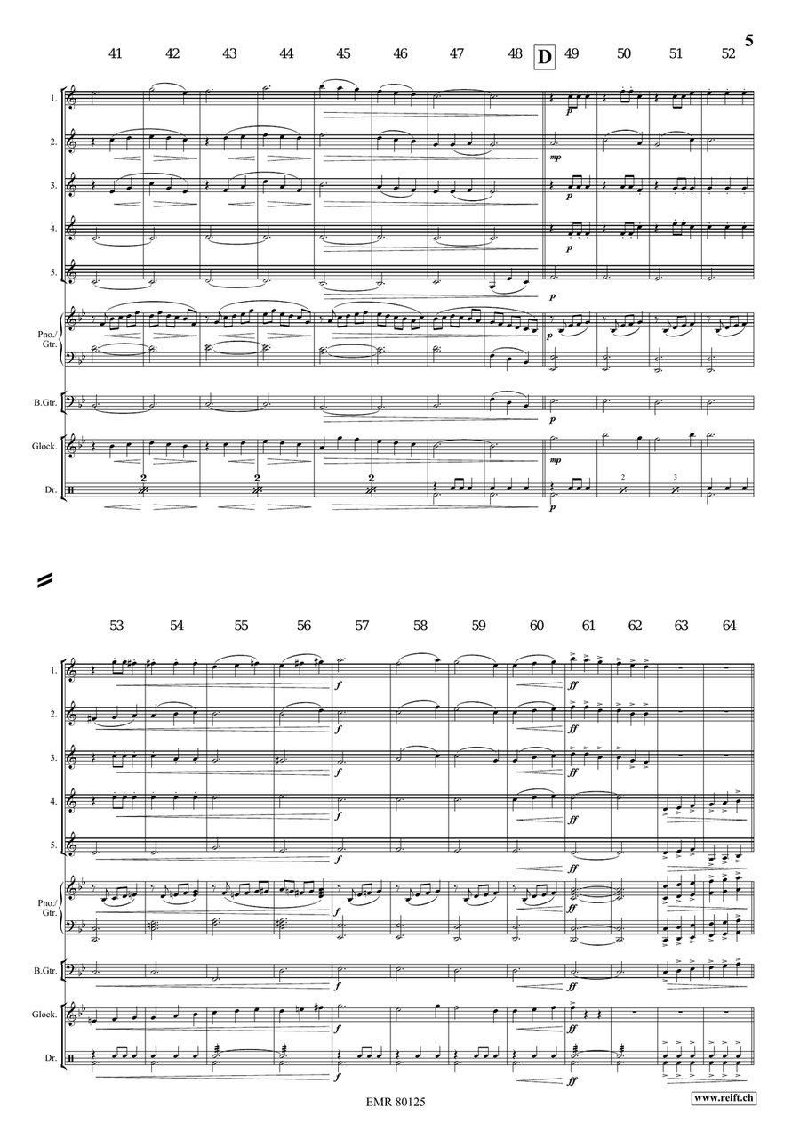 At The Pet Shop At The Pet Shop Euphonium Quintet scores gallery preview page 6